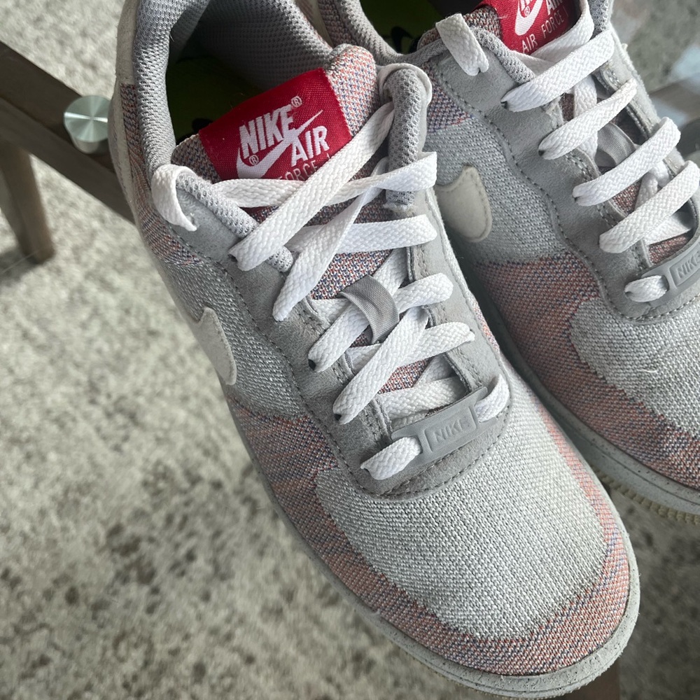 AIR FORCE 1 CRATER FLYKNIT WOLF GREY Sz 7Y